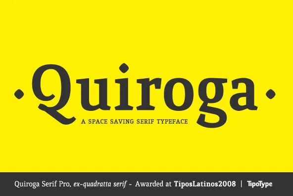 Quiroga Serif Pro