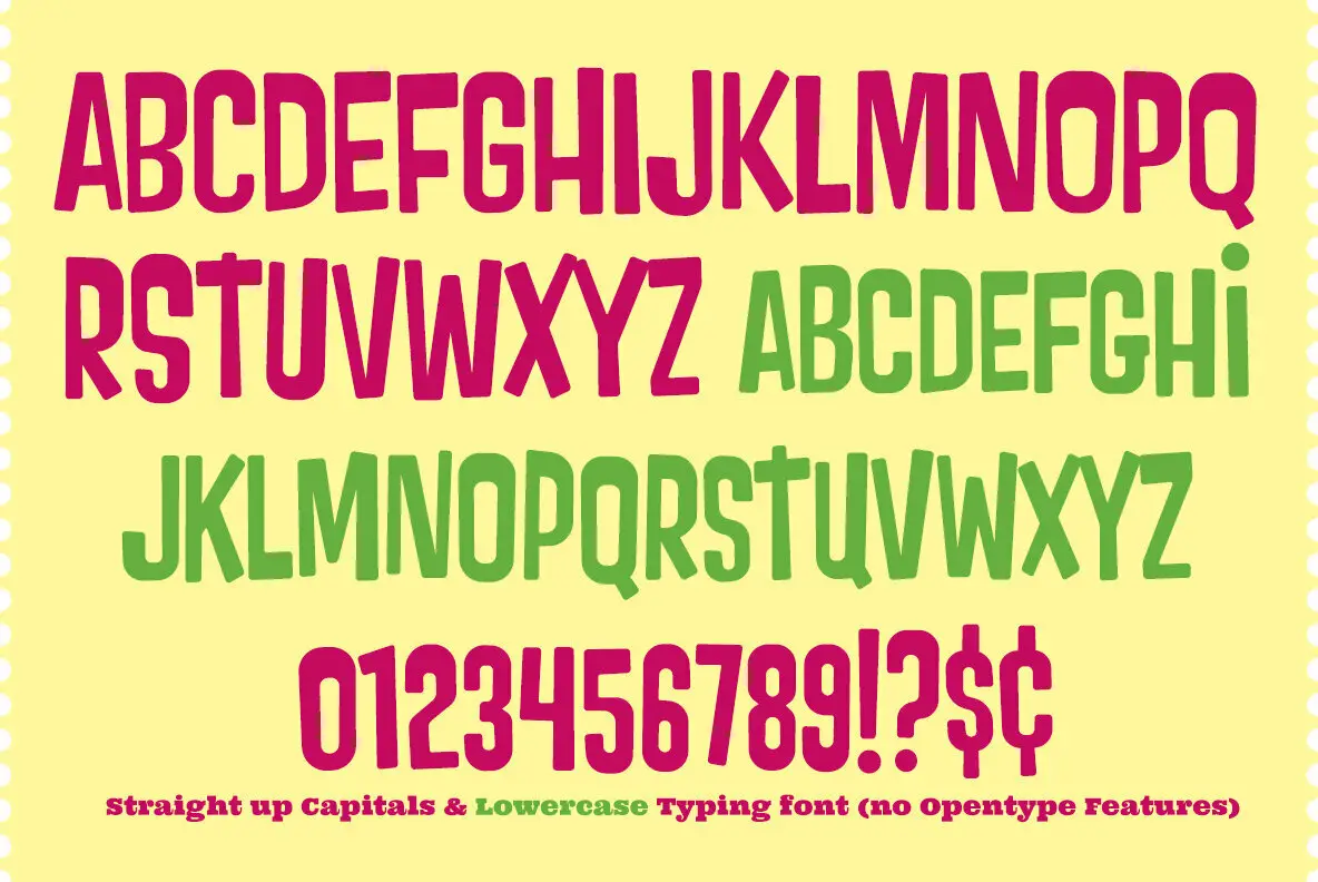 Pink Broccoli Font - Fontpath