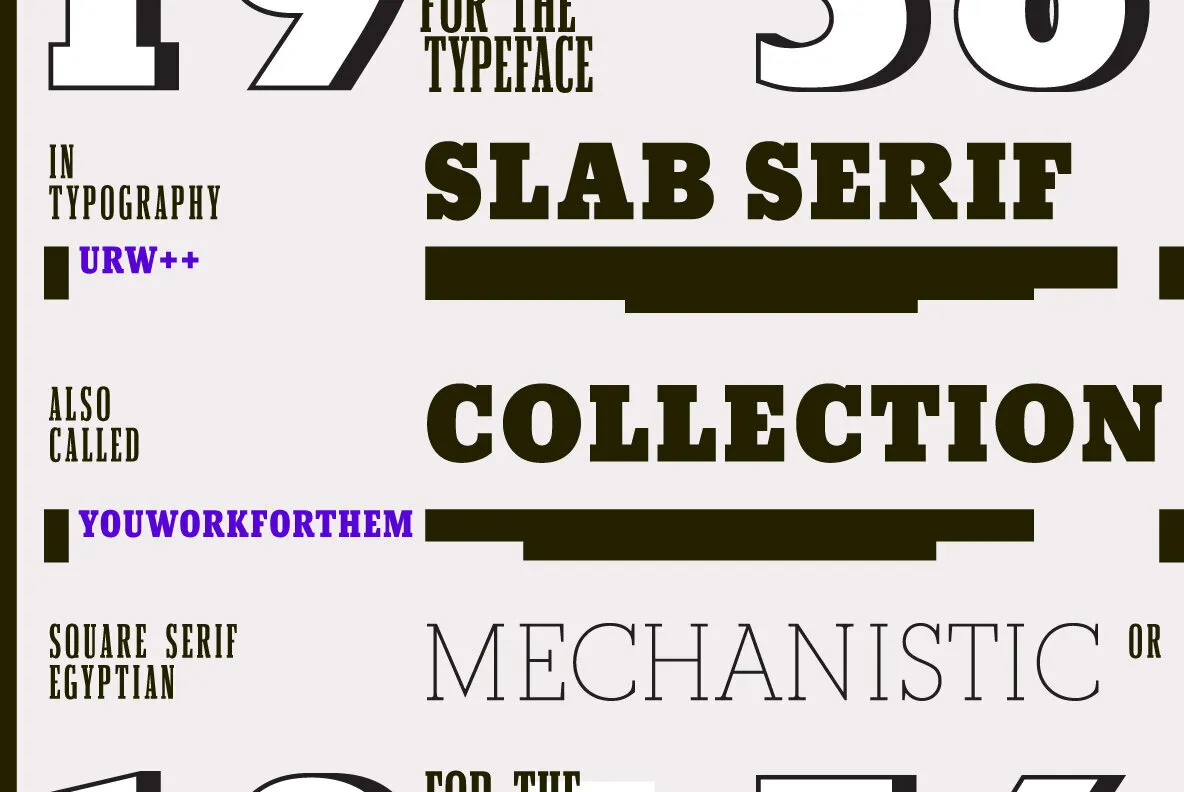 URW Slab Serif Collection
