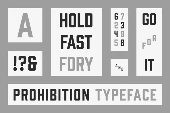 Prohibition Lettering Prohibition Font - YouWorkForThem