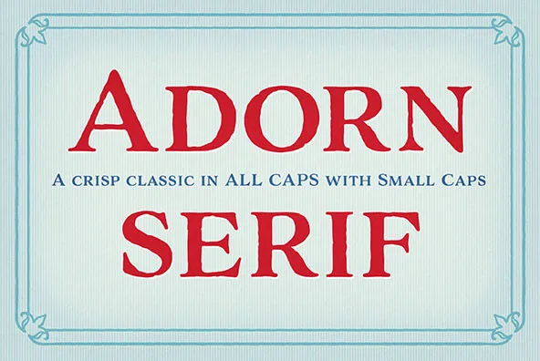 Adorn Serif