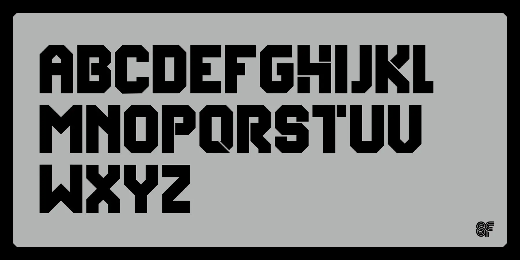 Box Type Lettering Box Font - YouWorkForThem