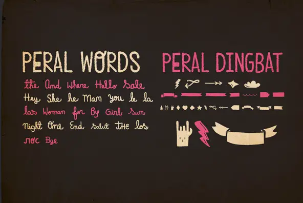 Peral Font - FontPath