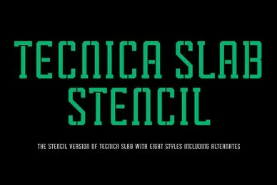 Tecnica Slab Stencil