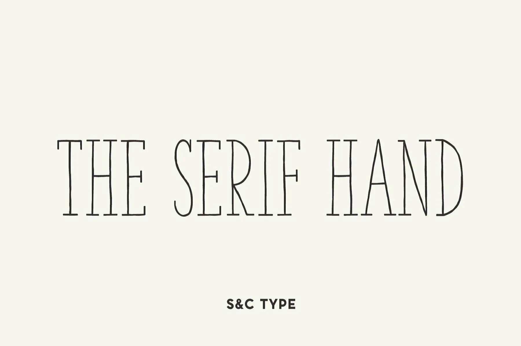 The Serif Hand