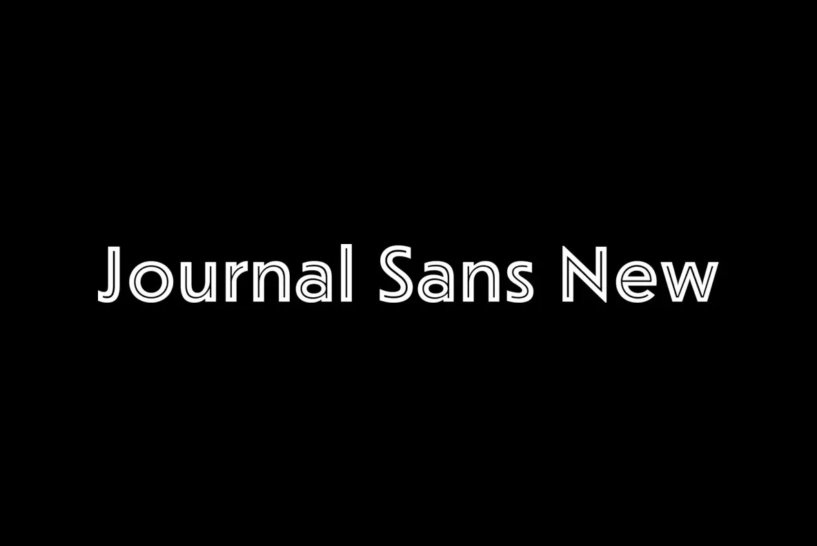 Journal Sans New