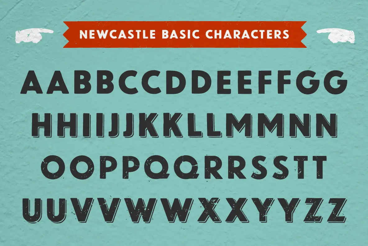Newcastle Font - YouWorkForThem