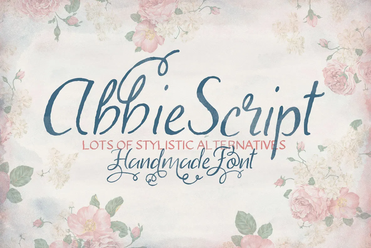 Abbie Script + Bonus Font