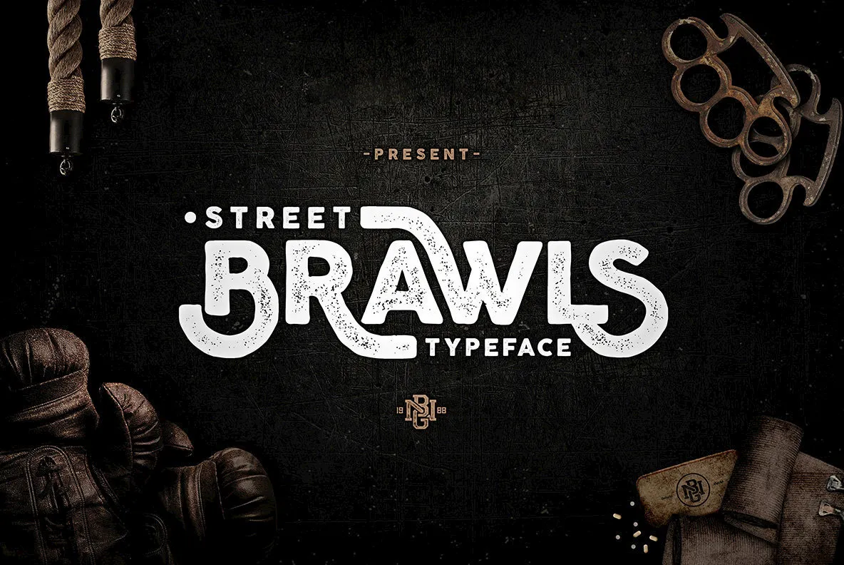Brawls Typeface