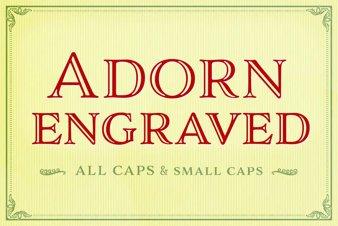 Adorn Pomander Smooth Collection Font FontPath