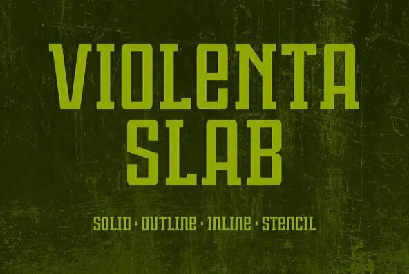 Violenta Slab Font