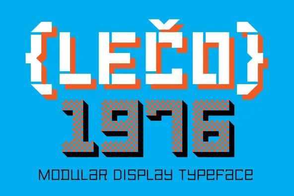 LECO 1976 Font