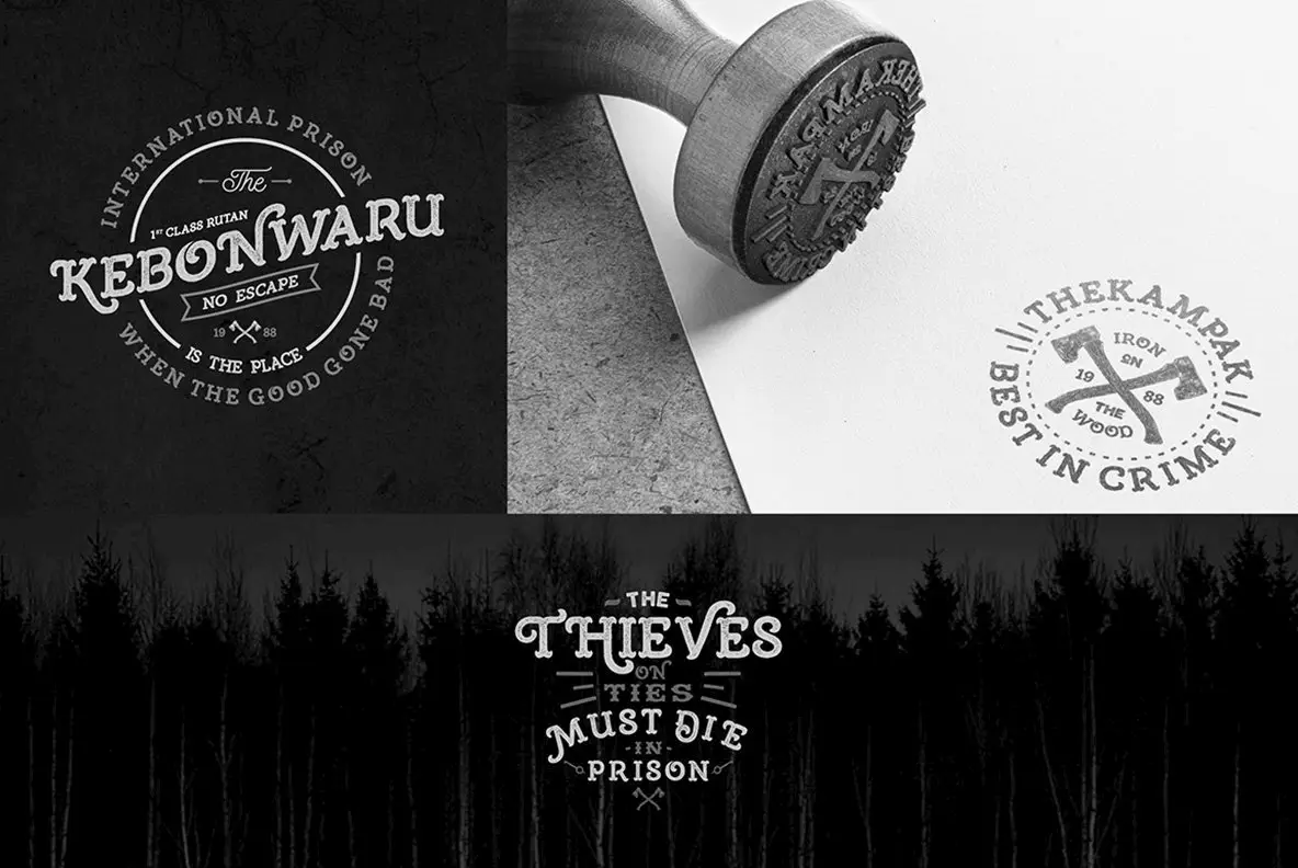 Burton Slab Font - FontPath