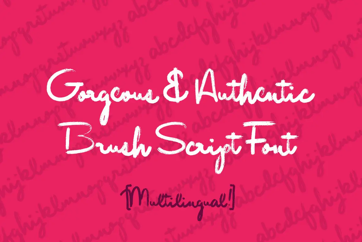 Rough Brush Font Youworkforthem