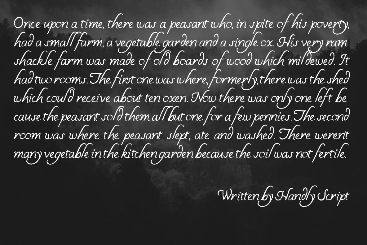 Scriptlibrary Handwriting Handly Script Font - Fontpath