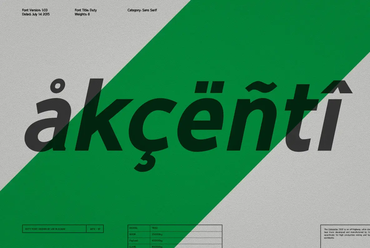 Duty Font - YouWorkForThem