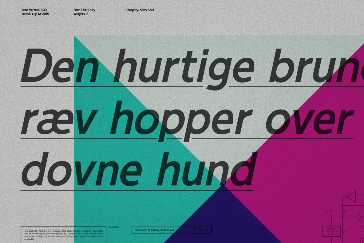 Duty Font - YouWorkForThem