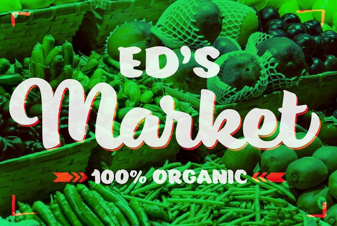 Eds Market Collection Font YouWorkForThem