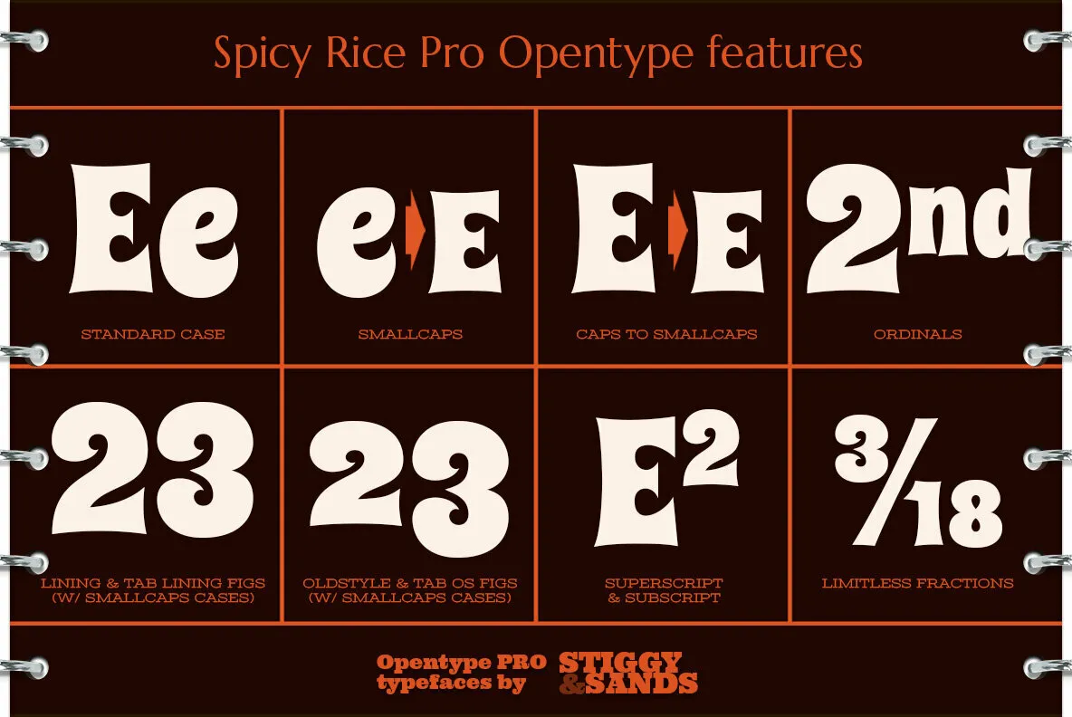 Spicy Rice Pro Font FontPath