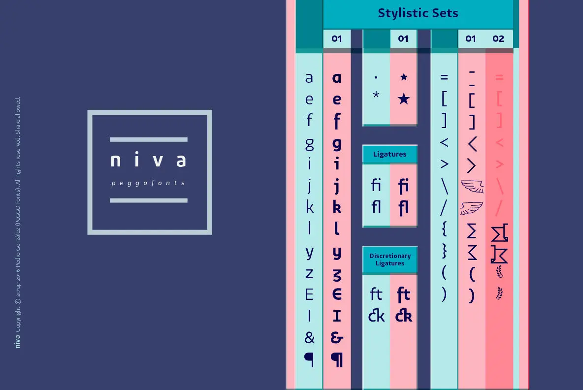 Niva Font YouWorkForThem