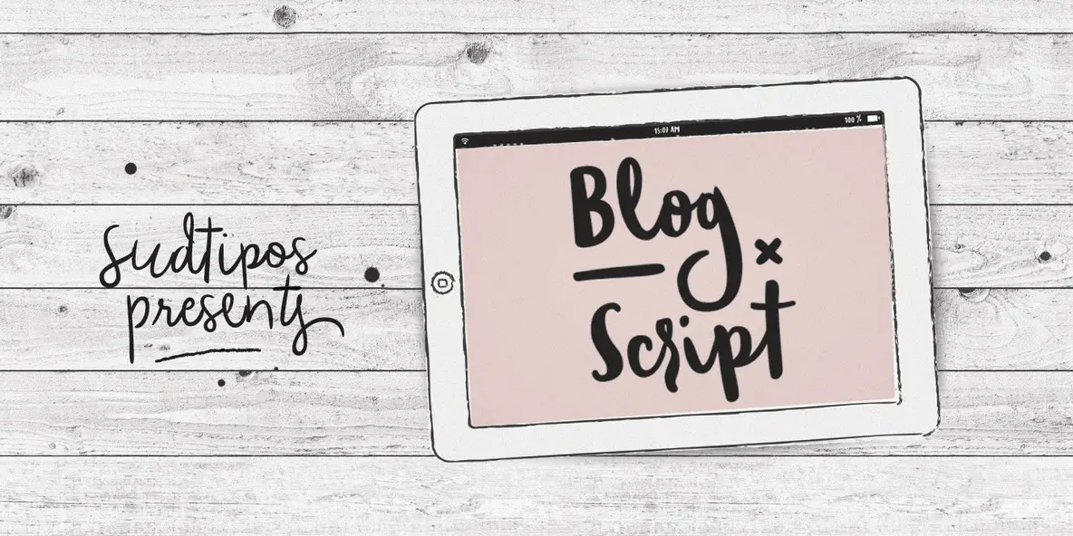 Blog Script Font - YouWorkForThem