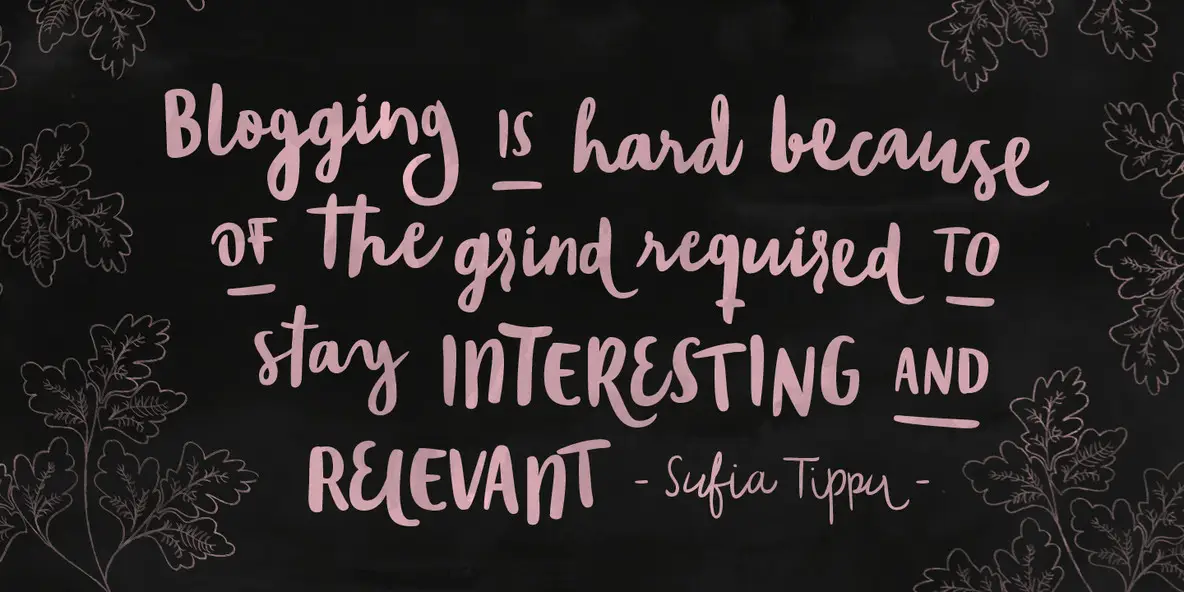 Blog Script Font - YouWorkForThem