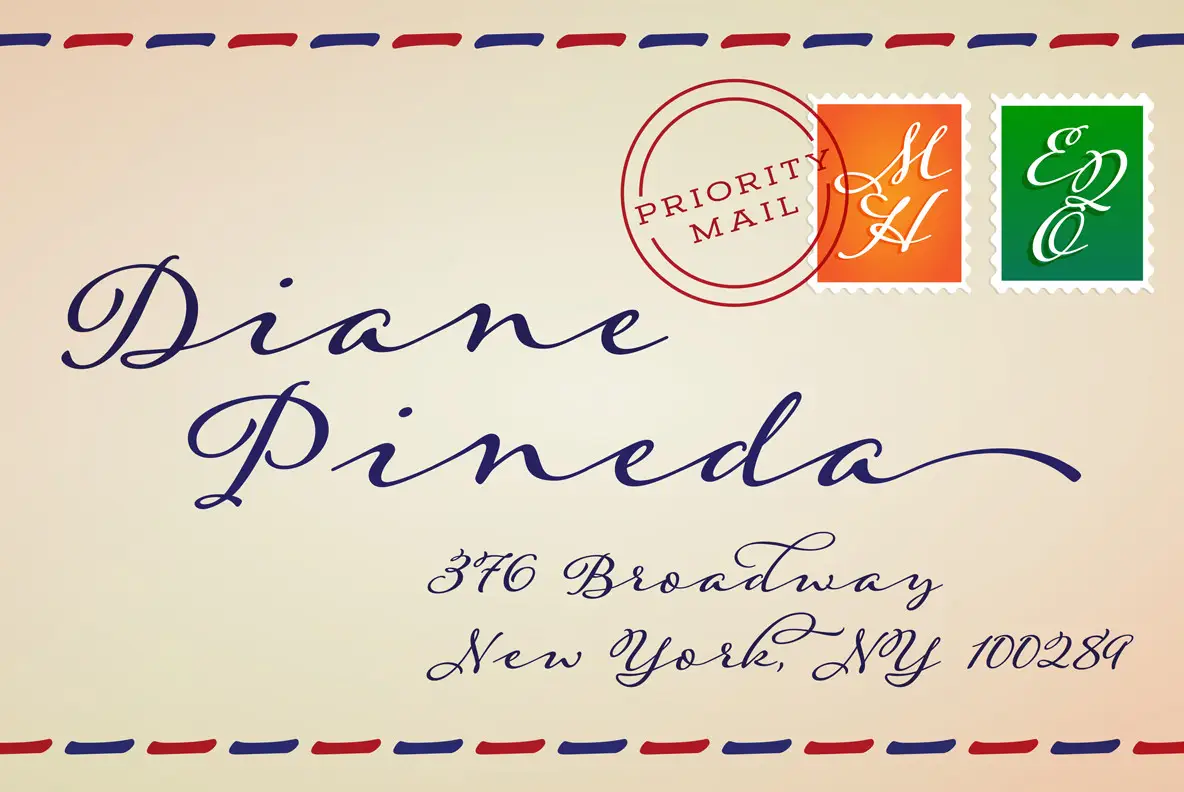 Adorn Garland Smooth Font YouWorkForThem