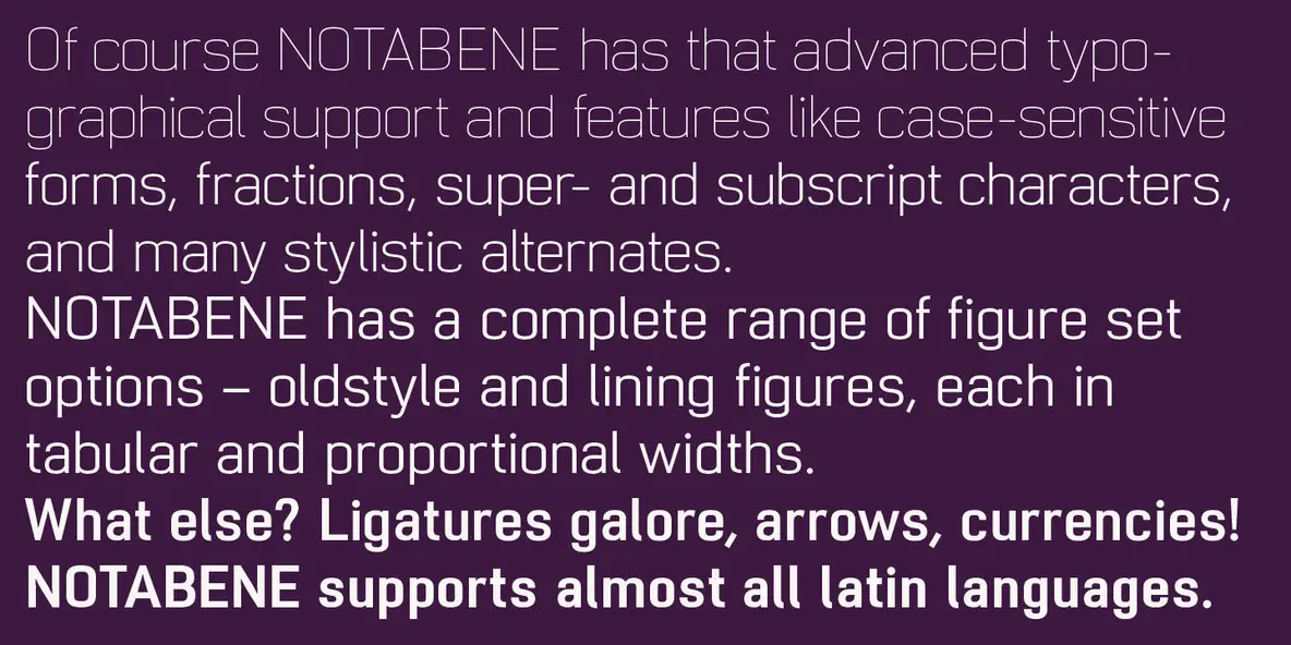 NotaBene Font - Fontpath