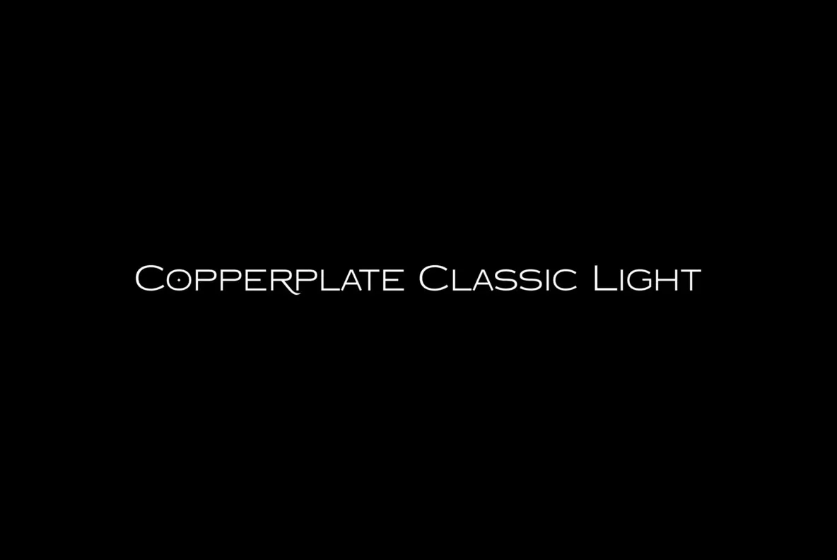 Copperplate Classic Light
