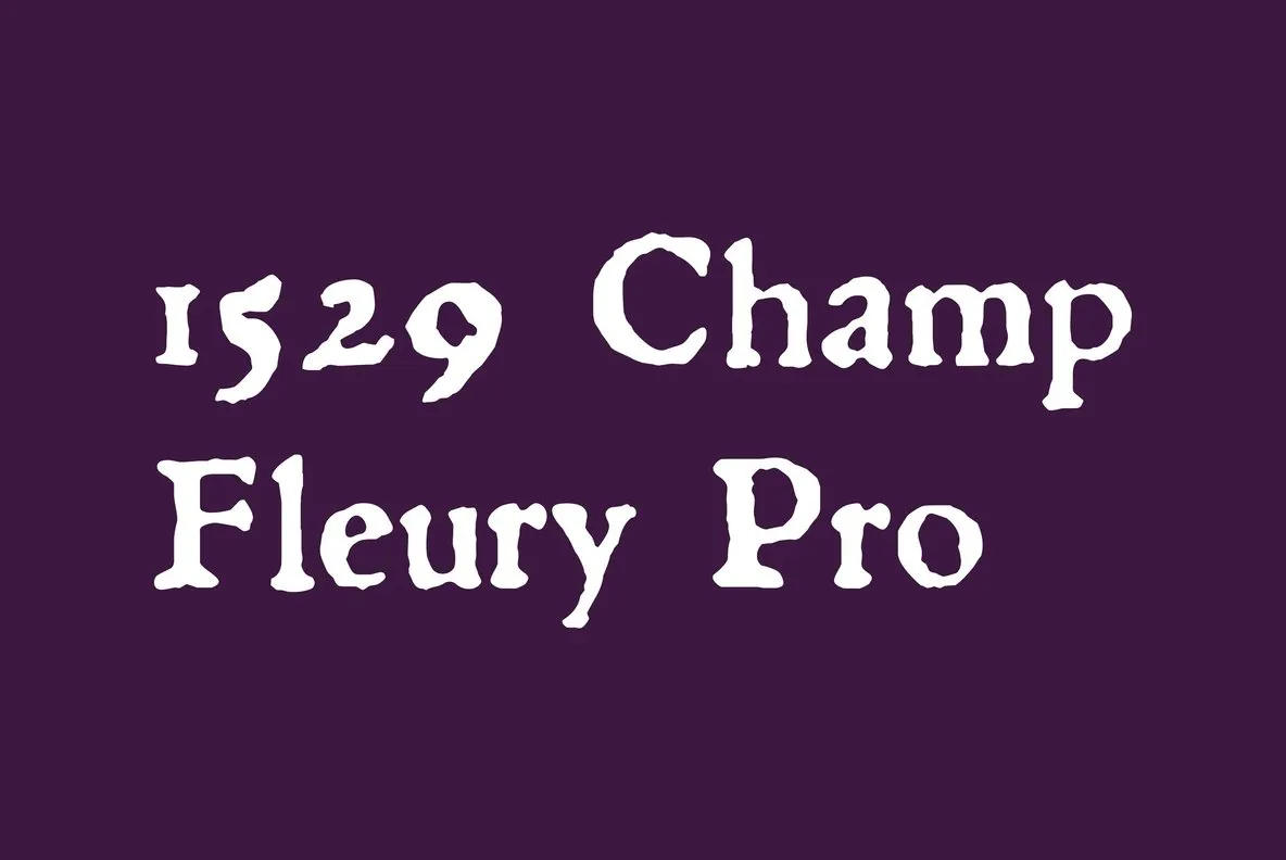 1529 Champ Fleury Pro