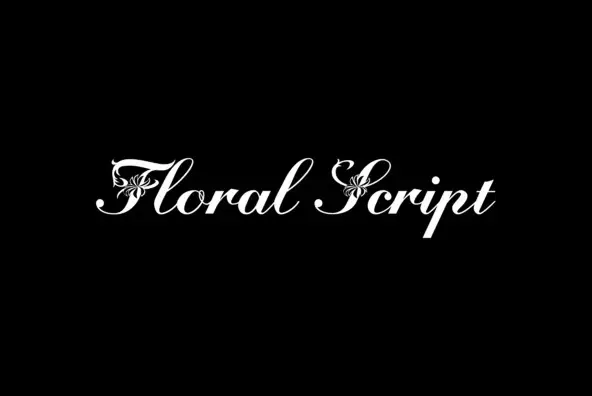 Floral Script Font