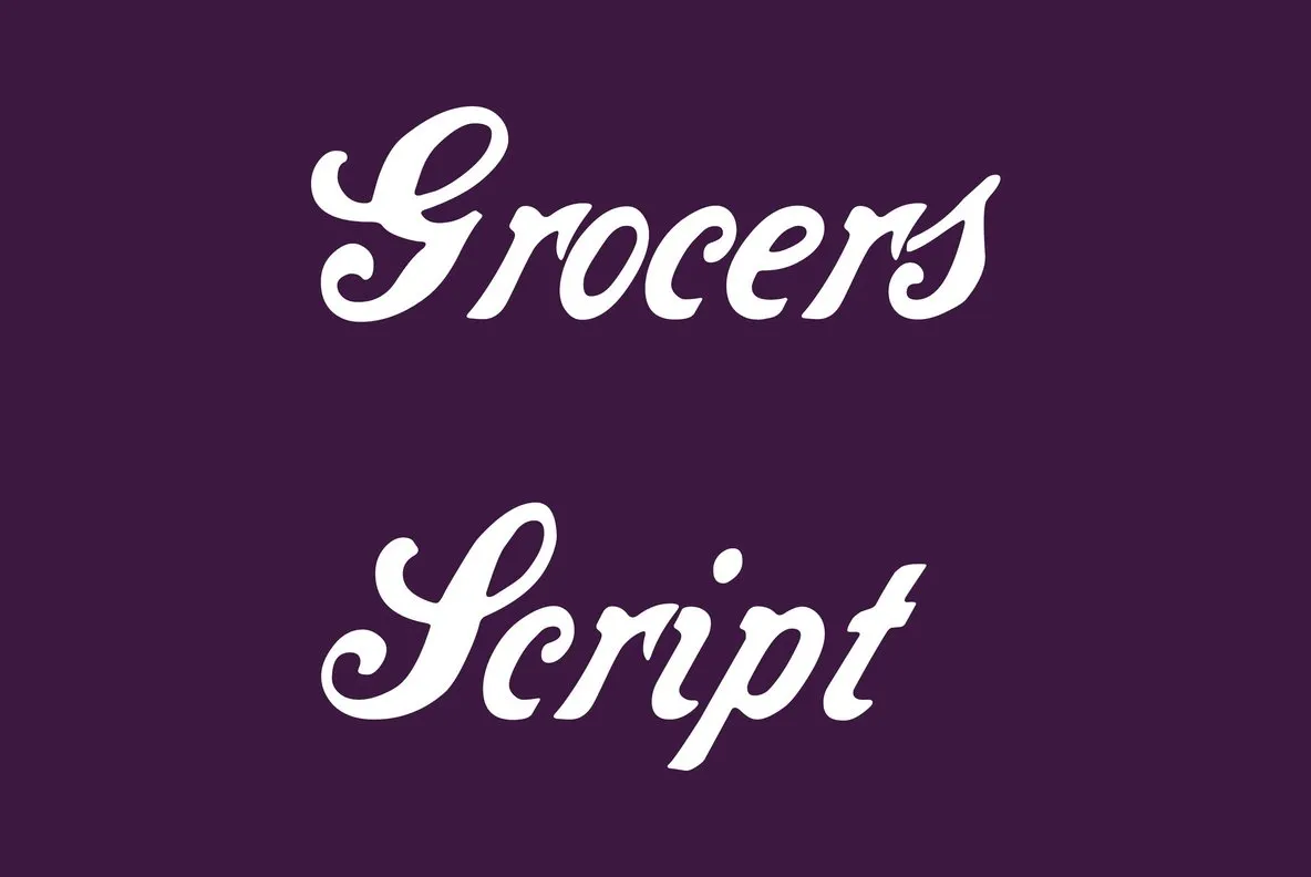 Grocers Script