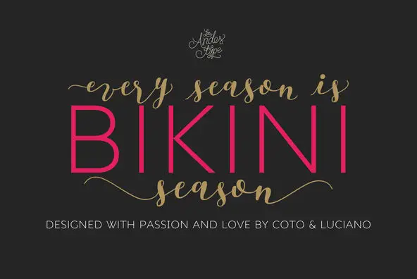 Bikini Season Font