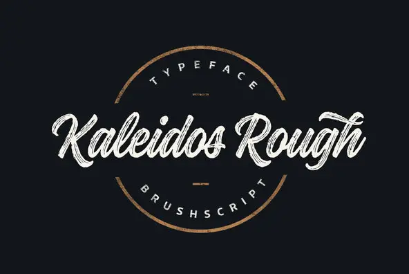 Kaleidos Rough Font