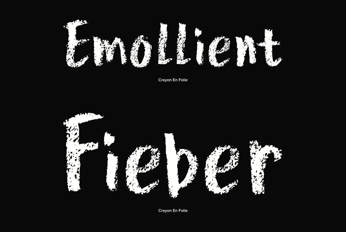 Crayon En Folie Font FontPath