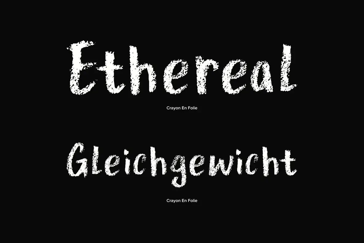 Crayon En Folie Font FontPath