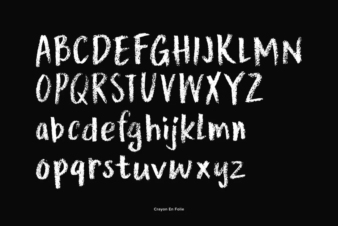 Crayon En Folie Font YouWorkForThem