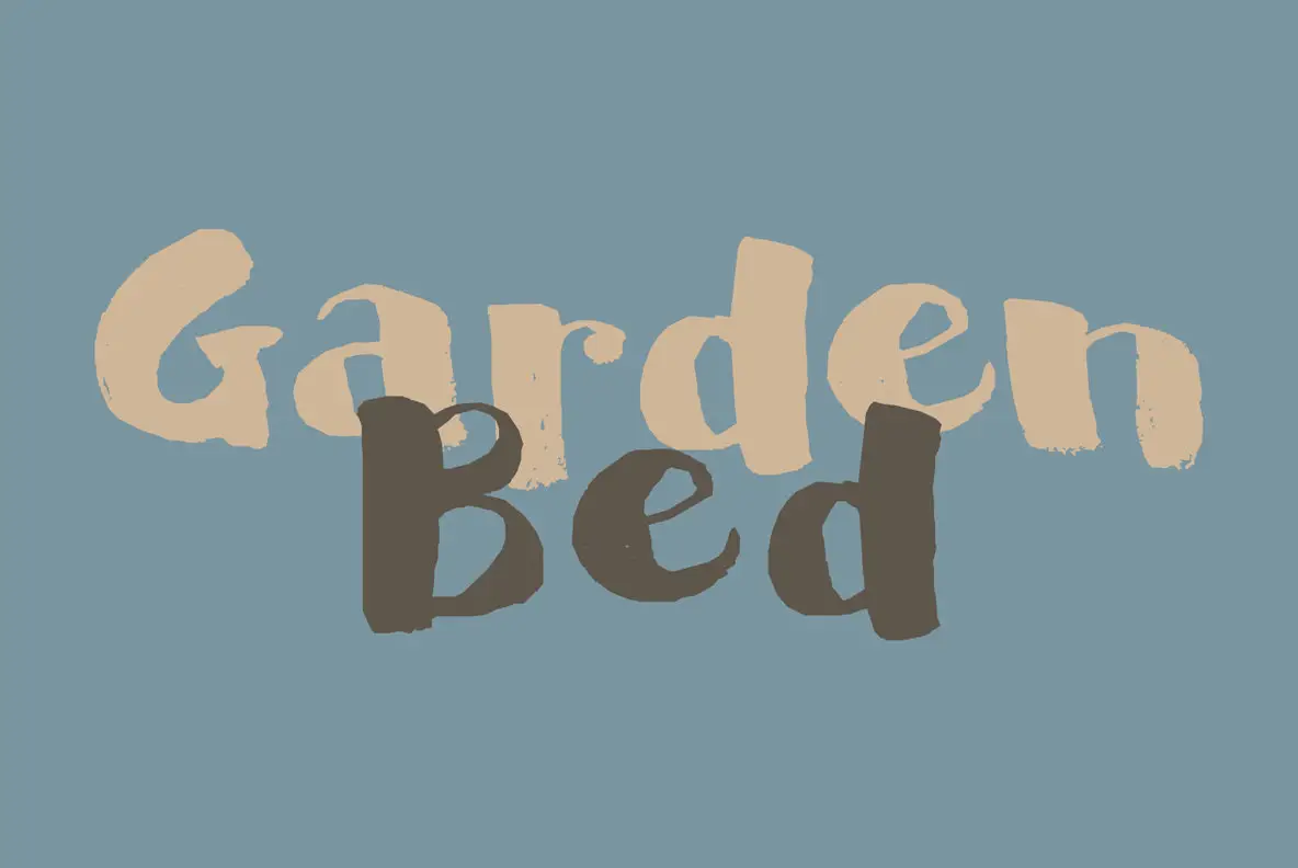 Garden Bed Font - FontPath