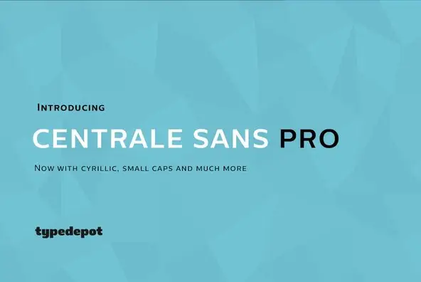 Centrale Sans Pro Font