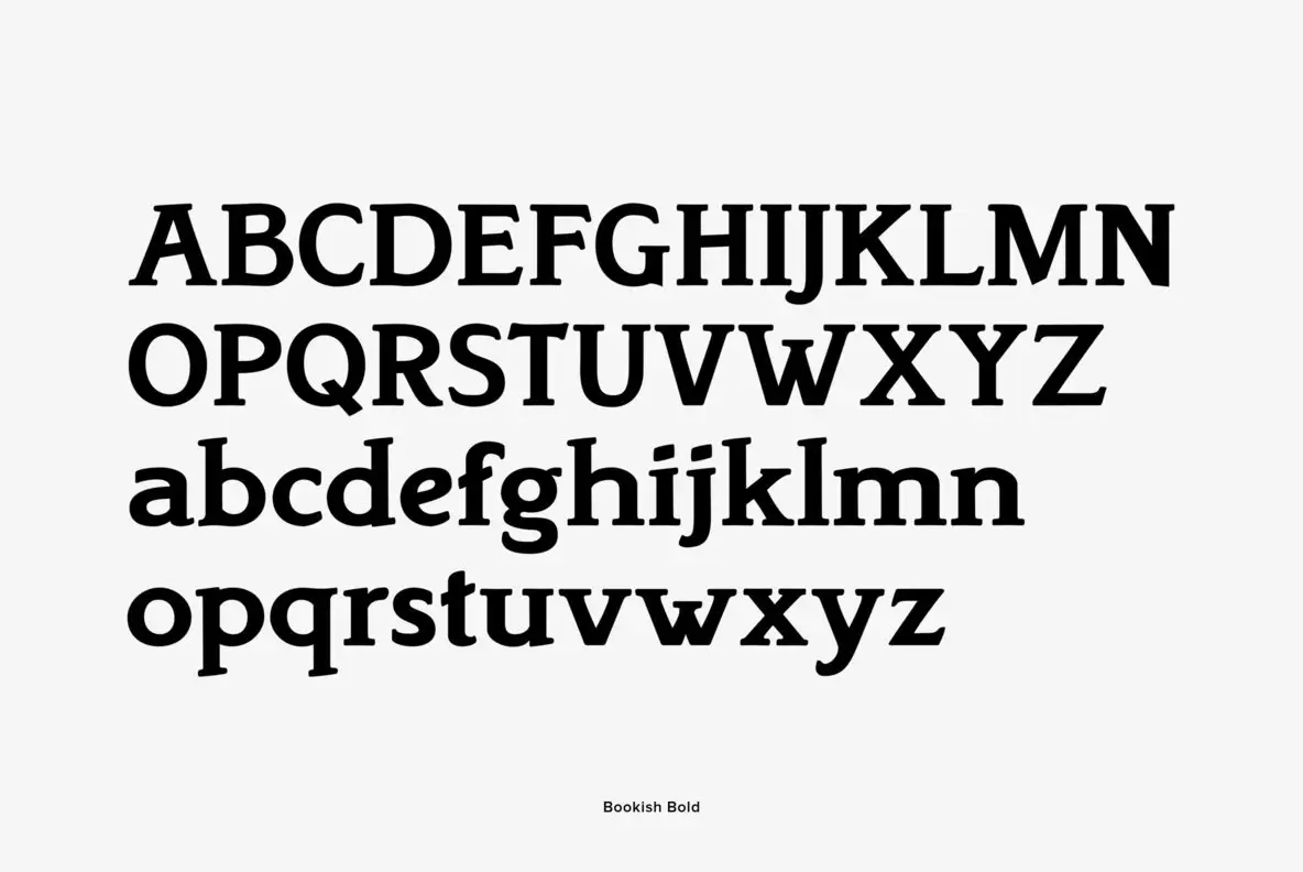 Bookish Font - YouWorkForThem