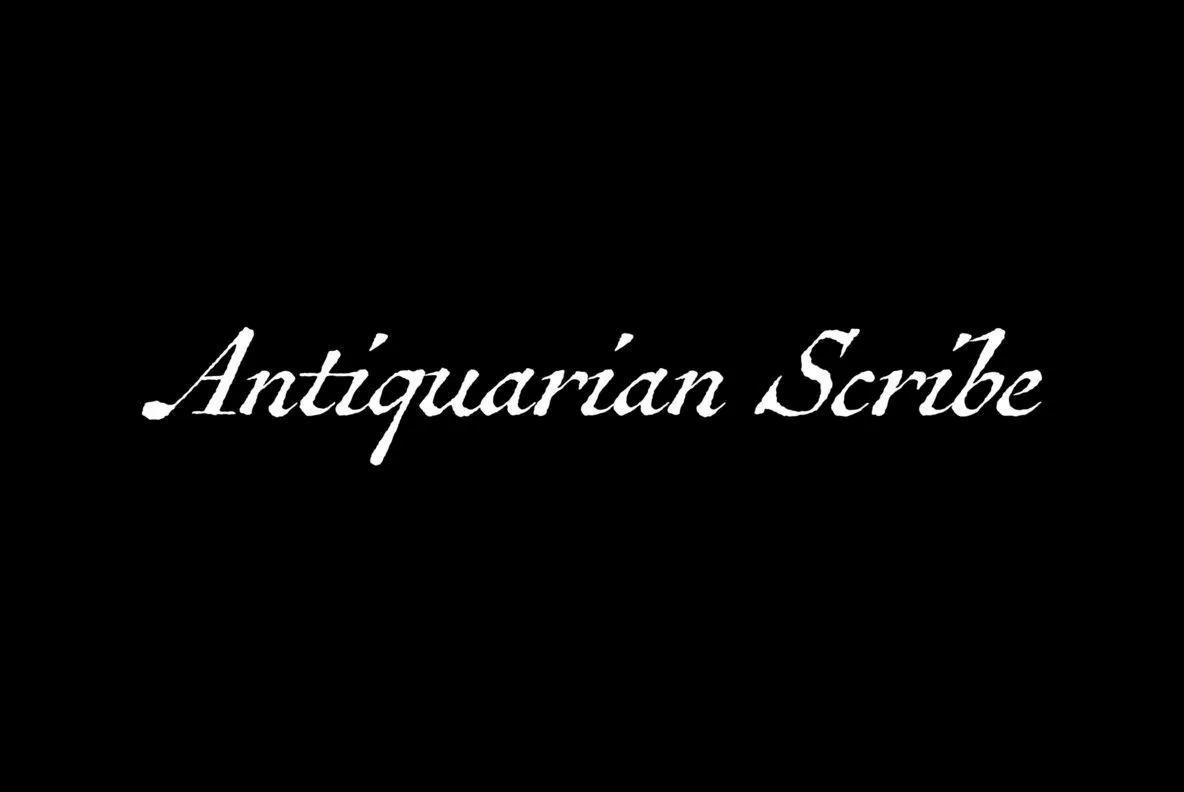 download antuarian scribe font for photoshop