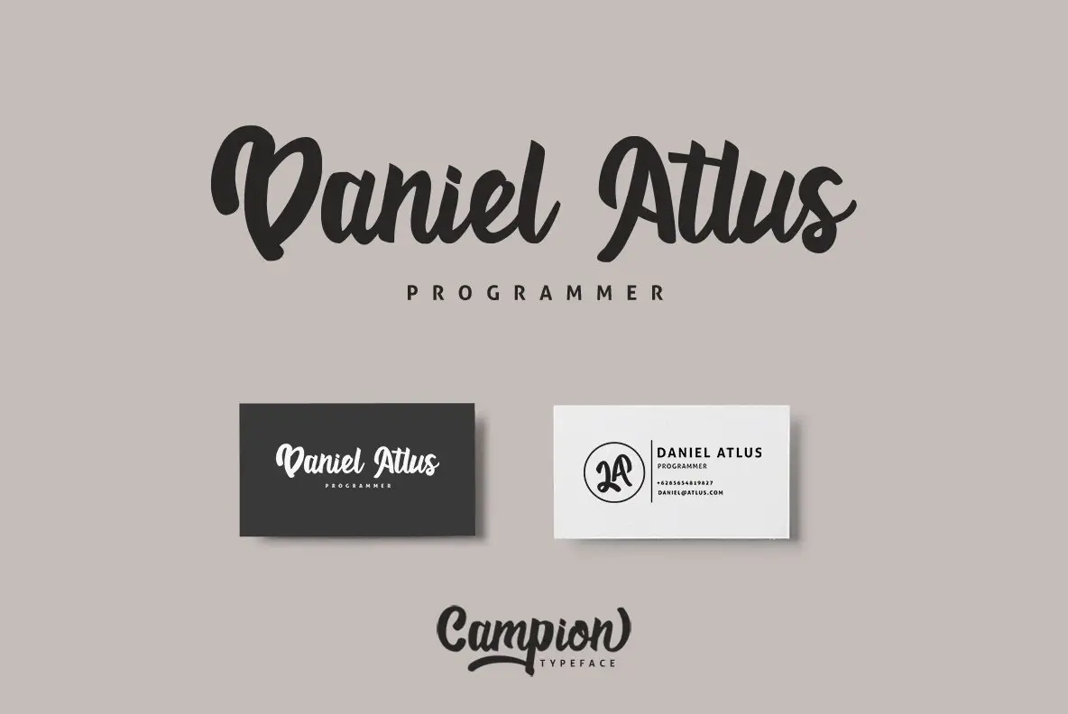 Campion Typeface Font - Fontpath