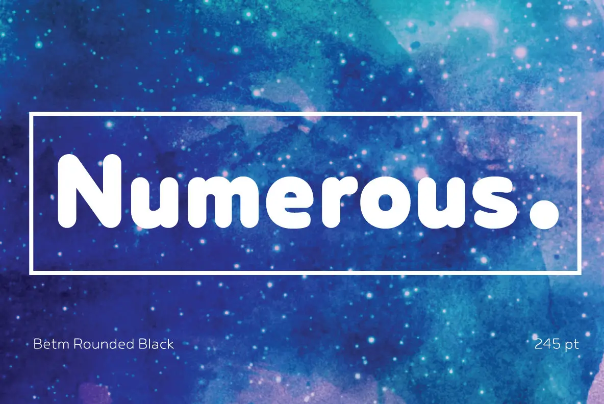 Betm Rounded Font - FontPath
