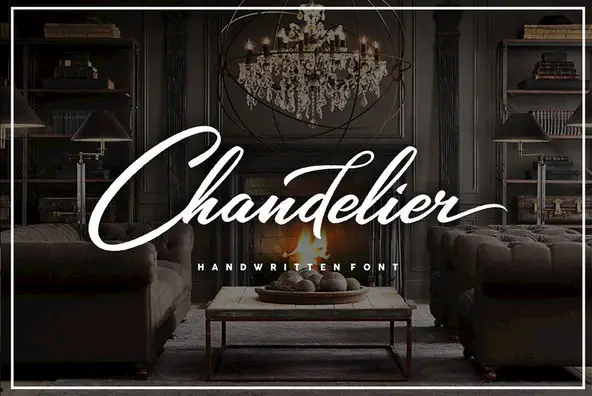 Chandelier Font