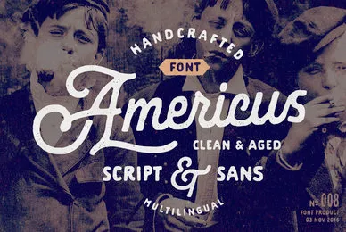 Americus Script  Sans
