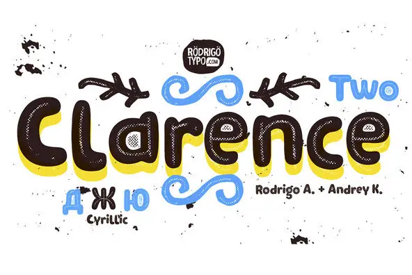 Clarence Two Font