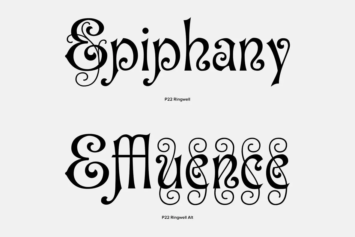 P22 Ringwell Font YouWorkForThem