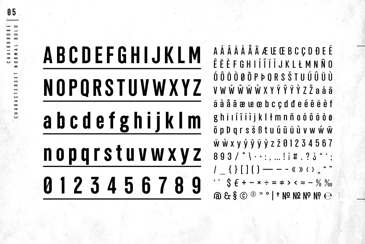Chairdrobe Font - YouWorkForThem
