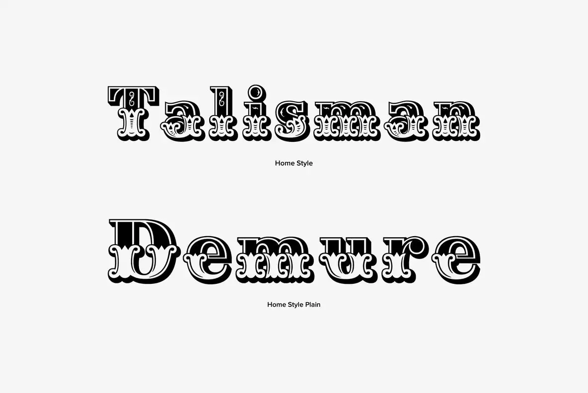 Home Style Font - YouWorkForThem