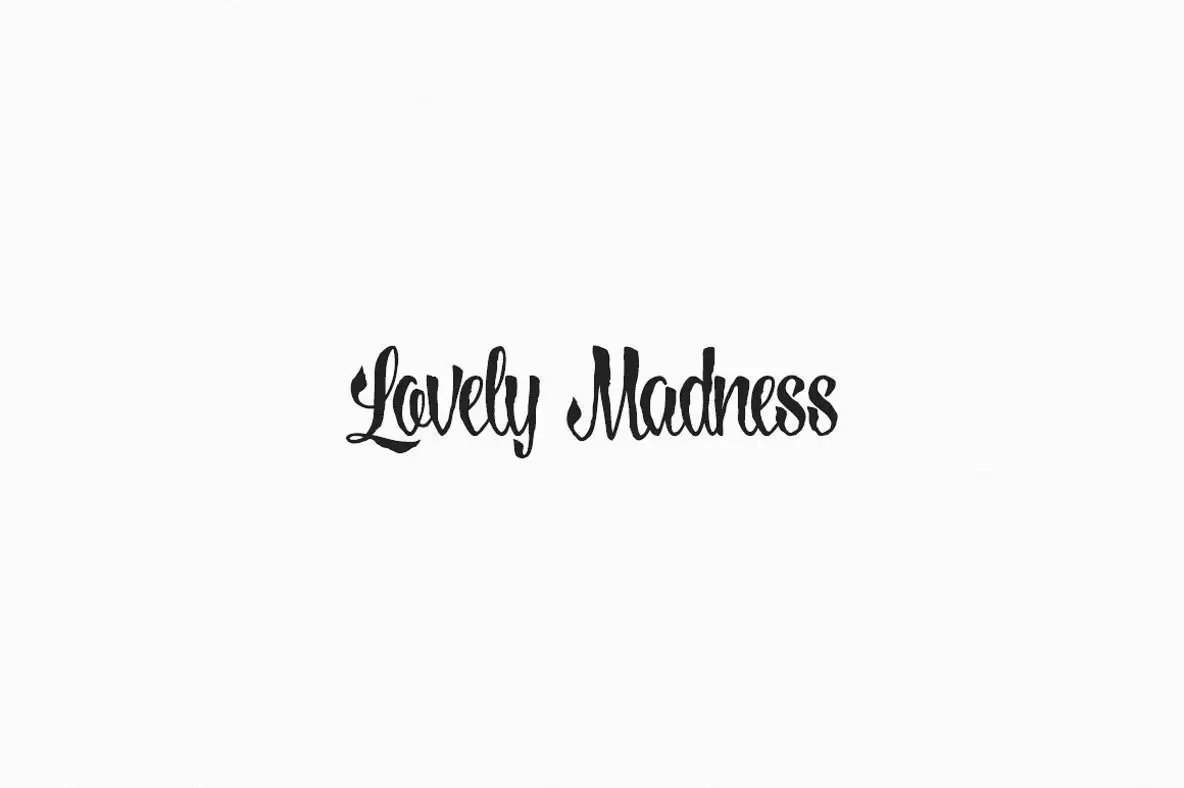 Lovely Madness Font - YouWorkForThem